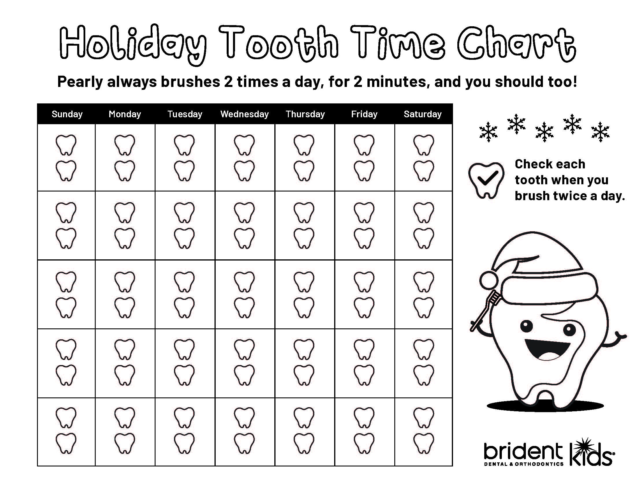 Brident Dental Kid's Activity Sheet